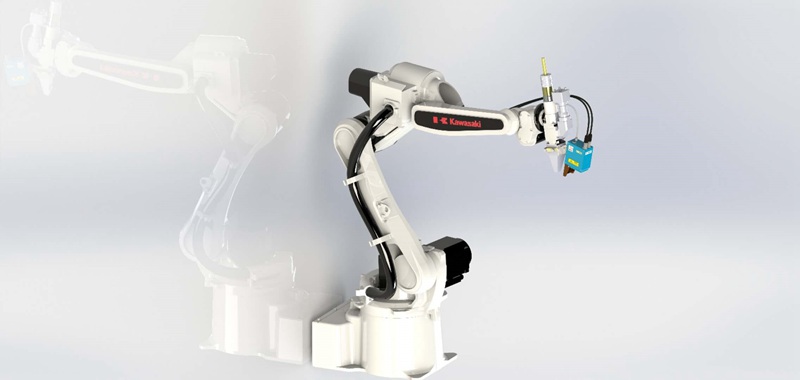 焊接機器人加裝焊縫跟蹤系統實現焊縫精準定位